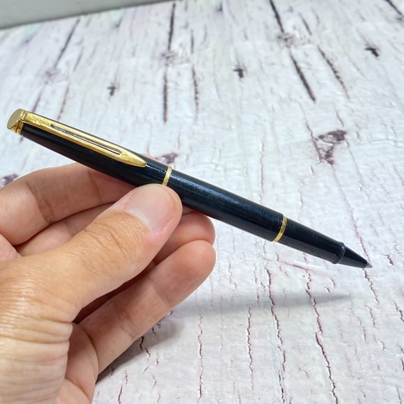 Blue Waterman Ballpoint Pen, Working Perfectly, Attractive Black and Golden Colo - Picture 10 of 10